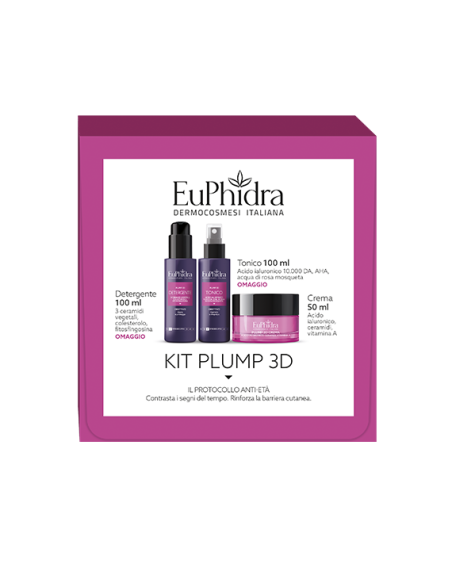 Euphidra Plump 3D Kit Protocollo anti-età per contrastare i segni del tempo