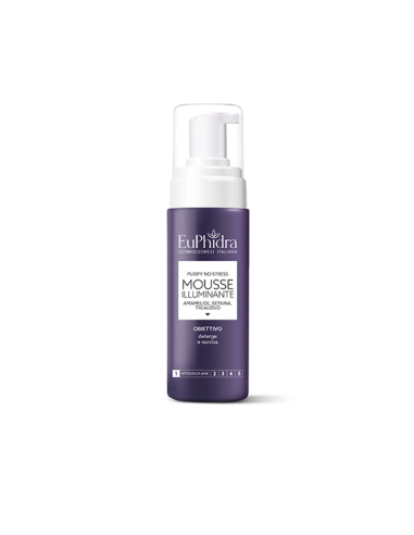 Euphidra Purify No Stress mousse illuminante e purificante 175ml