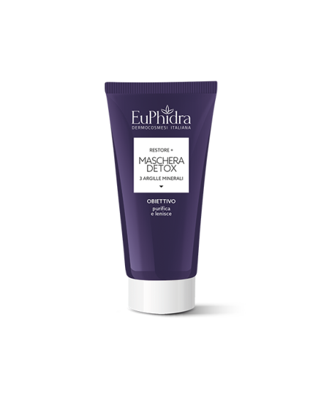 Euphidra Restore+ maschera detox 3 argille minerali purificante 75ml