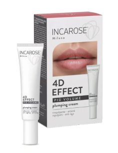 Incarose 4D Effect più volume plumping cream crema labbra rimpolpante 15ml