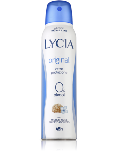 Lycia Original spray deodorante 48h extra protezione effetto asciutto 150ml