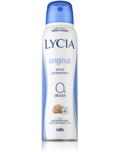 Lycia Original spray deodorante 48h extra protezione effetto asciutto 150ml