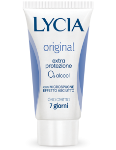 Lycia Original crema deodorante 48h extra protezione effetto asciutto 30ml