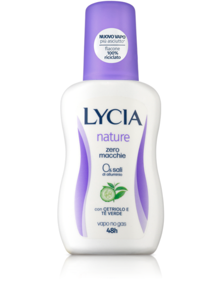 Lycia Nature vapo no gas 48h zero macchie Cetriolo e Tè verde 75ml