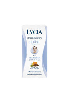 Lycia Perfect Touch strisce depilatorie viso per pelli normali 20 strisce