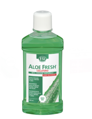 Esi Aloe Fresh collutorio zero alcool contro placca e alitosi 500ml