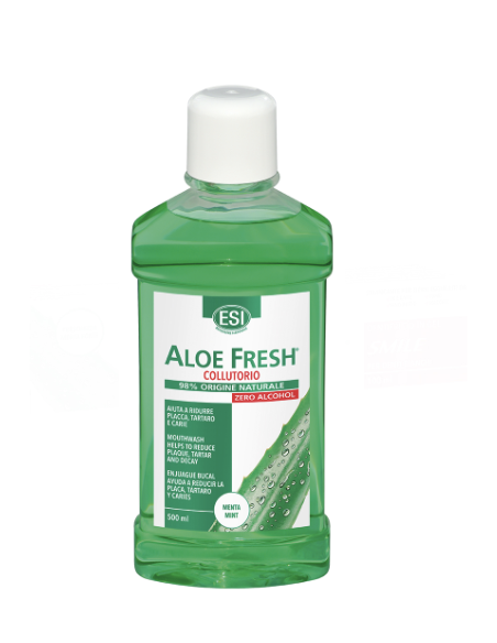 Esi Aloe Fresh collutorio zero alcool contro placca e alitosi 500ml