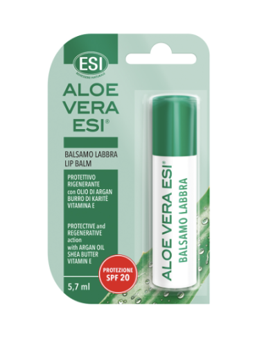 Esi Aloe Vera stick balsamo labbra SPF20 protettivo e rigenerante 5,7ml