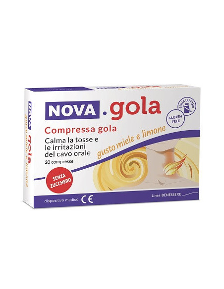 Nova gola limone/miele 20 compresse