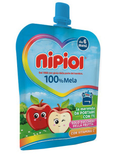 Nipiol purea pouch mela 85g