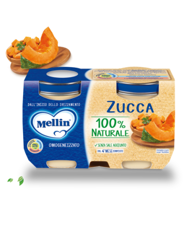 Mellin omog zucca 2x125g