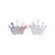 Bjt705 orecchini baby crown ss