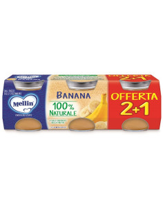 Mellin omog banana 3pz 100g