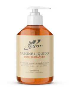 Glyor sapone mani viso arancio