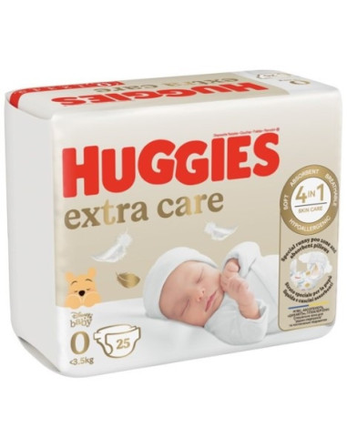 Huggies extra care 0 25pz