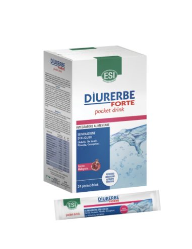 Esi Diurerbe Forte pocket drink al melograno diuretico e drenante 24 stick