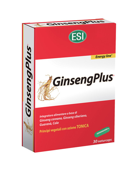 Esi GinsengPlus azione tonica contro stanchezza fisica e mentale 30 capsule