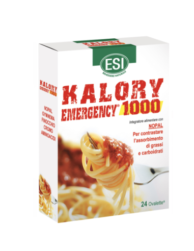 Esi Kalory Emergency 1000 contro l'assorbimento di grassi e carboidrati 24 ovalette