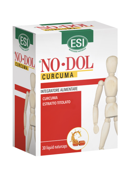 Esi No Dol Curcuma per la funzionalità articolare e il benessere delle ossa 30 capsule liquide