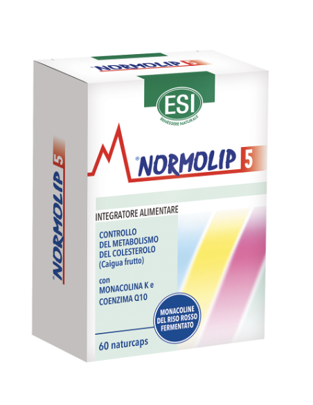 Esi Normolip 5 per il controllo del metabolismo del colesterolo 60 capsule