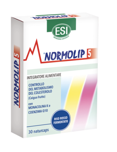 Esi Normolip 5 per il controllo del metabolismo del colesterolo 30 capsule