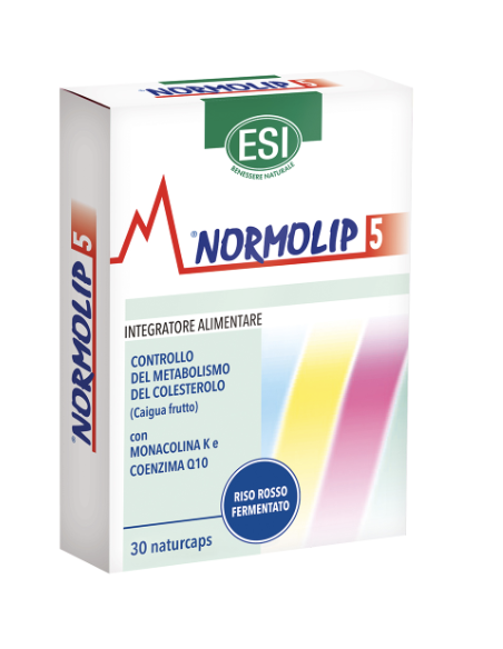 Esi Normolip 5 per il controllo del metabolismo del colesterolo 30 capsule