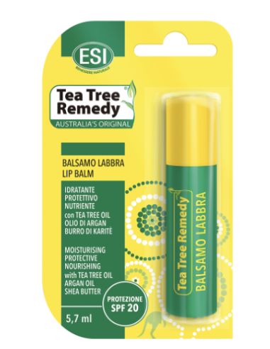 Esi Tea Tree Remedy stick balsamo labbra SPF20 idratante e protettivo 5,7ml