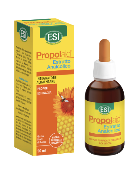 Esi Propolaid estratto puro analcolico gusto frutti di bosco per le difese immunitarie 50ml