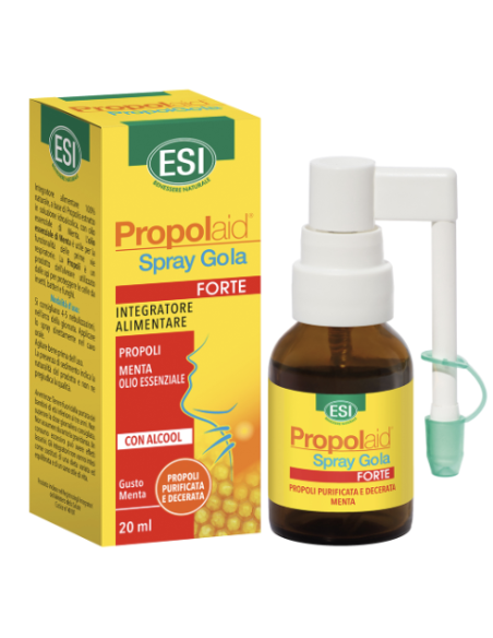 Esi Propolaid spray gola Forte gusto menta per il benessere della gola 20ml