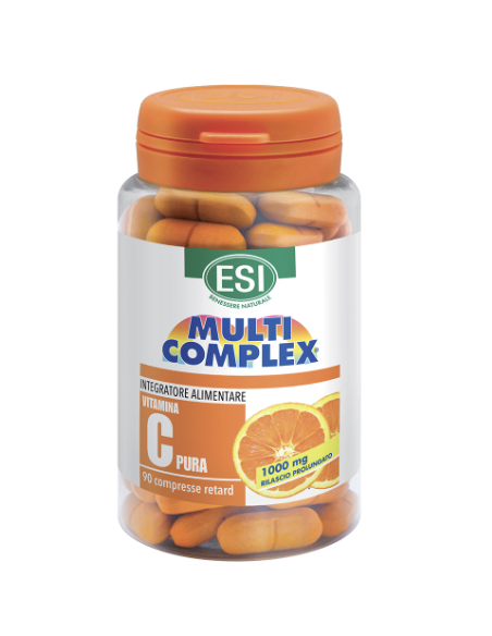 Esi Multi Complex Vitamina C Pura Retard a rilascio prolungato per il sistema immunitario 90 compresse