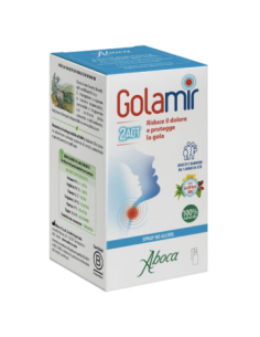 Golamir 2Act spray gola senza alcool per ridurre il dolore e proteggere la gola 30ml