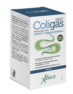 Coligas Fast contro gonfiori e tensioni addominali 50 capsule