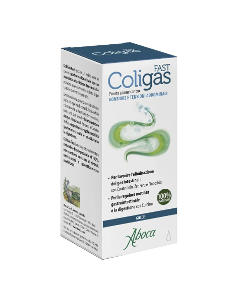 Coligas Fast gocce contro gonfiori e tensioni addominali 75ml