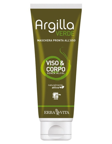 Argilla verde maschera pronta