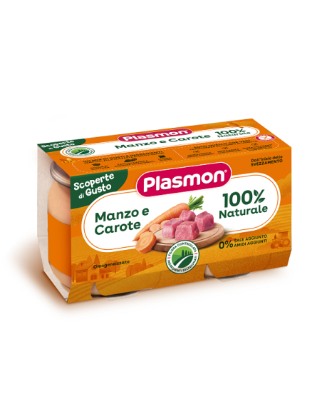 Plasmon omog manzo carote 2pz