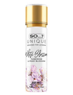 So unique white blossom mist