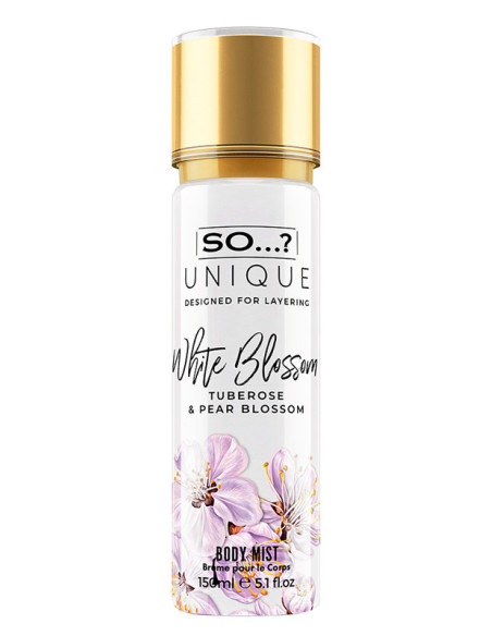 So unique white blossom mist