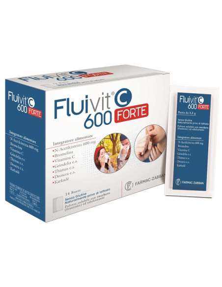 Fluivit c 600 forte 14bust