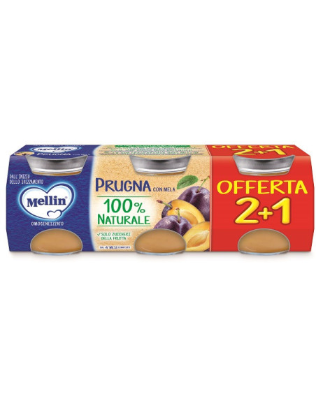 Mellin omog prugna 3pz 100g