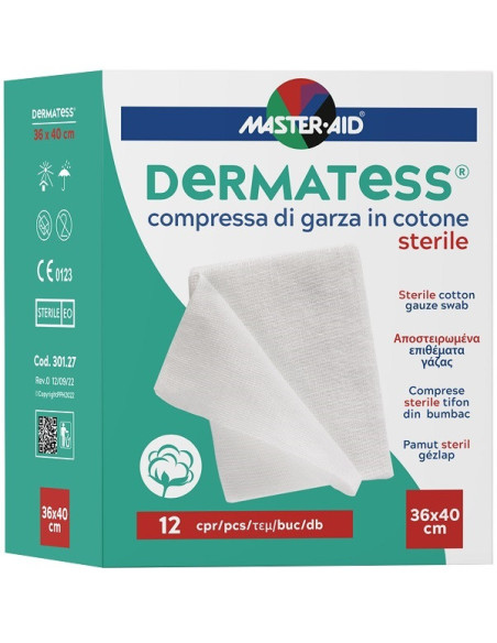 Dermatess cot garza 36x40 12pz