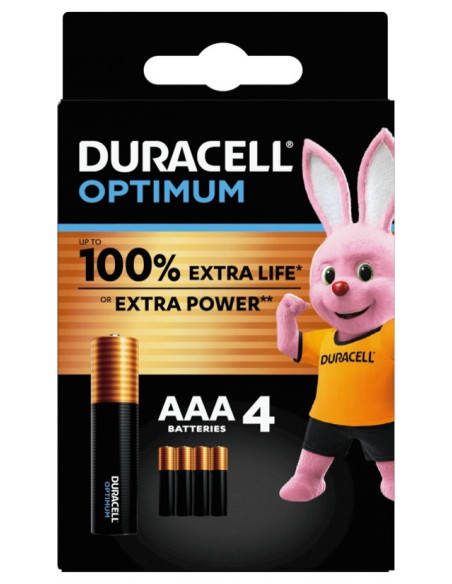 Duracell optimum aaa b4 8pz