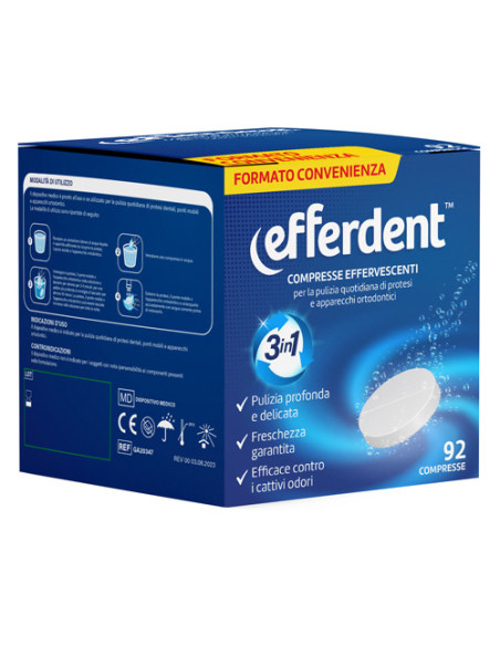 Efferdent effervescenti 92 compresse