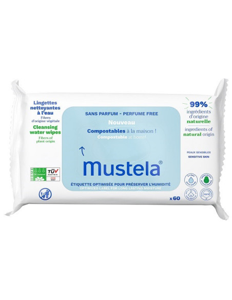 Mustela salviette acqua comp