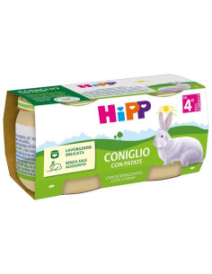 Hipp omog coniglio verd 2x80g