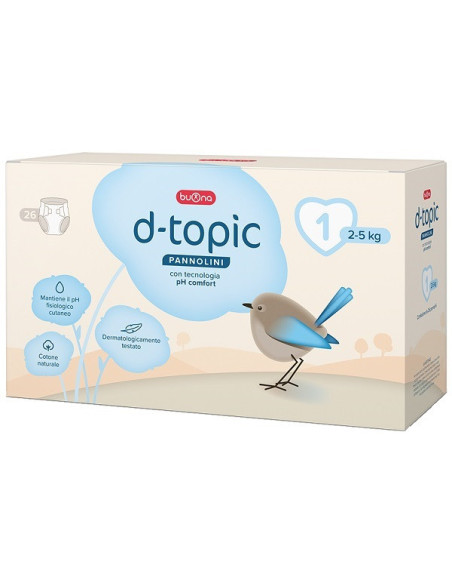 Dtopic pannolini 1 26pz