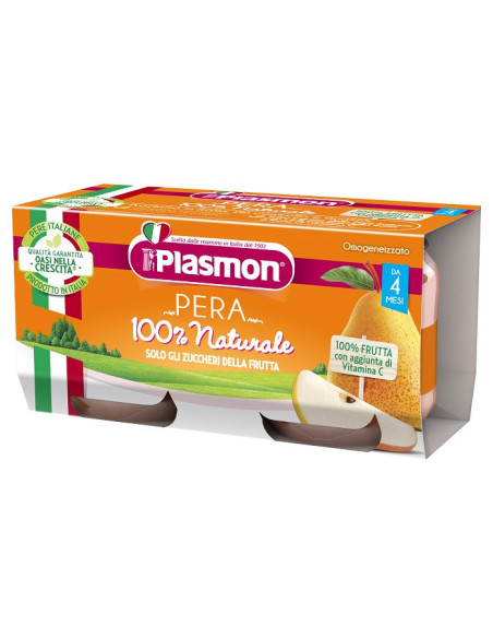 Plasmon omog pera 2x80g