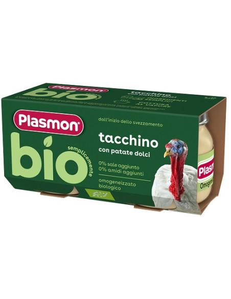 Plasmon bio omog tacchino 2pz