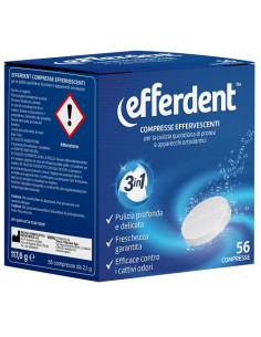 Efferdent effervescenti 56 compresse