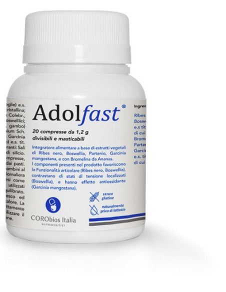 Adolfast 20 compresse mastic flacone