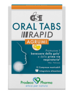 Gse oral tabs rapid agrum12 compresse